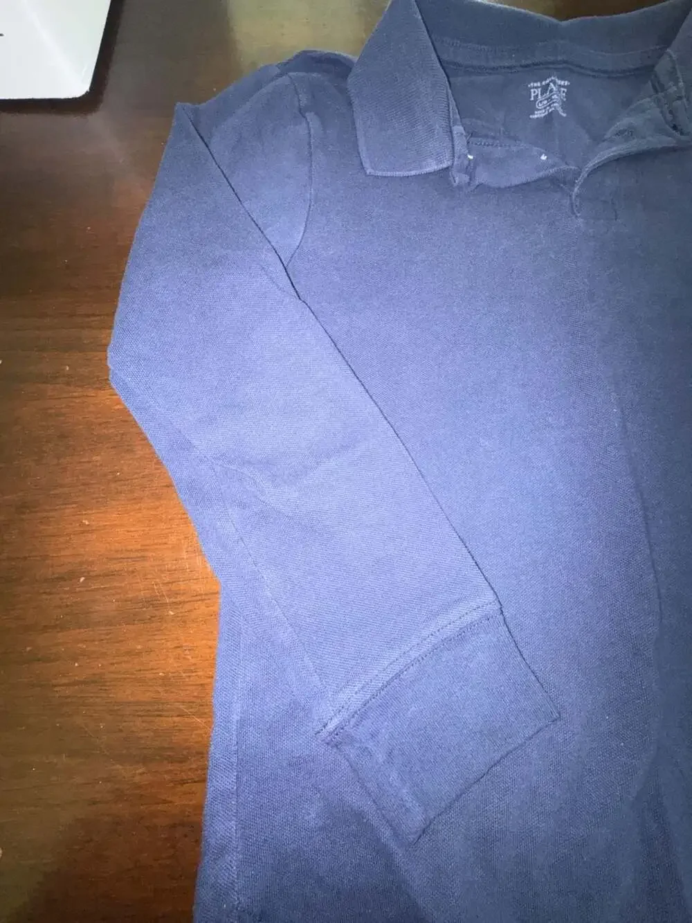 The Children's Place Blue Long Sleeve Polo Shirt Size L (10-12)